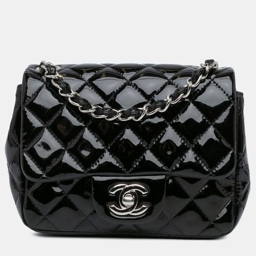 Chanel Black Patent Mini Square Classic Single Flap Bag - Chanel - Modalova