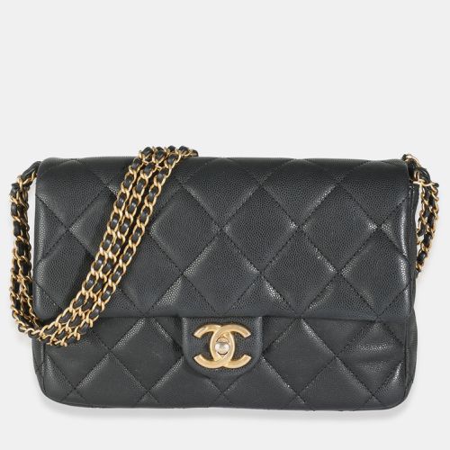 Quilted Caviar Small Multi Chain Flap Bag - Chanel - Modalova