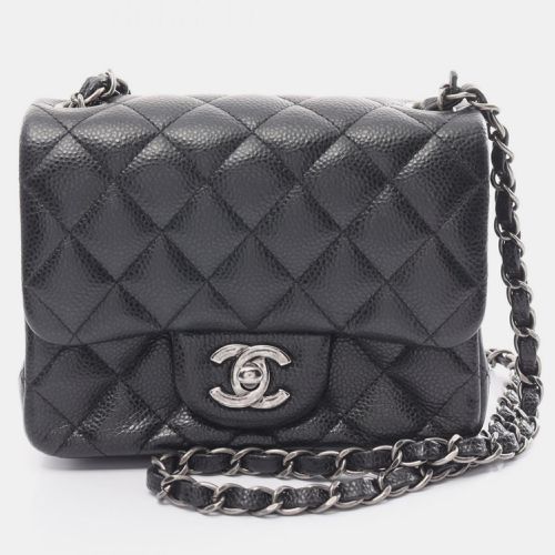 Chanel Black Caviar Skin (Grained Calfskin) Matelasse Shoulder Bag - Chanel - Modalova