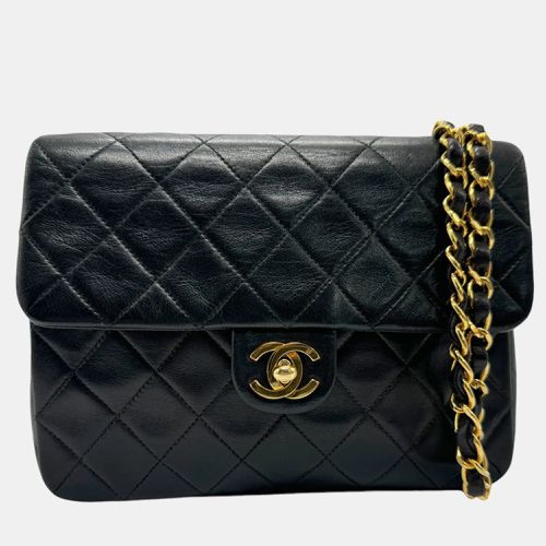 Chanel Black Gold Leather Matelasse Bag - Chanel - Modalova