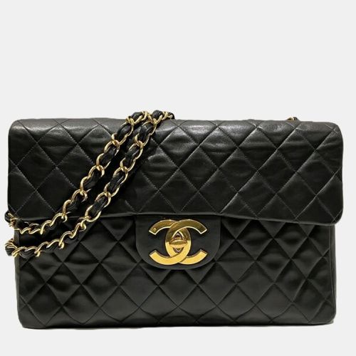 Lambskin Deca Matelasse 34 Double Chain Bag - Chanel - Modalova