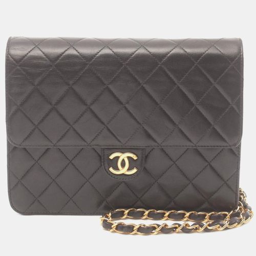 Chanel Black Lambskin Matelasse Shoulder Bag - Chanel - Modalova