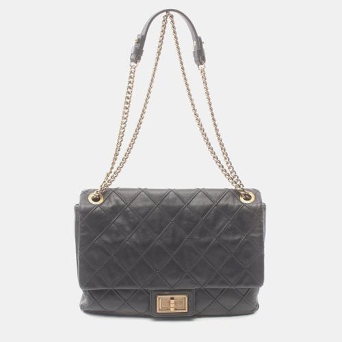 Chanel Black Leather 2.55 Matelasse Shoulder Bag - Chanel - Modalova