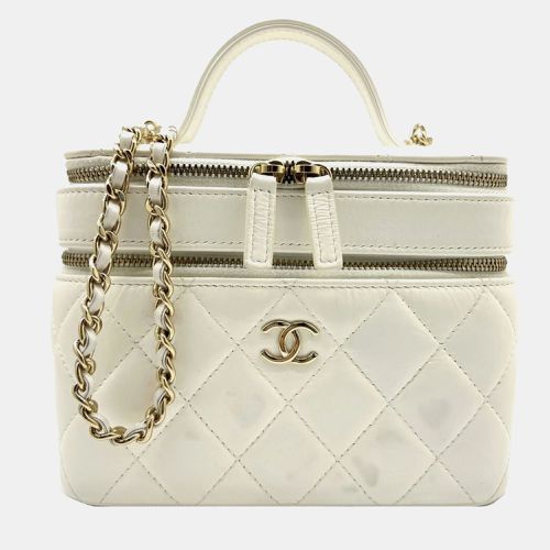 Leather Matelasse Coco Mark CC Vanity Chain Bag - Chanel - Modalova