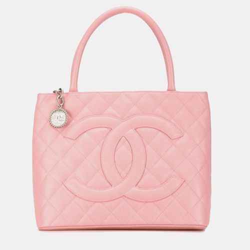 Caviar Skin Reprint Coco Mark Tote Bag - Chanel - Modalova