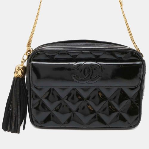 Patent Matelasse Coco Mark Tassel Chain Shoulder Bag - Chanel - Modalova