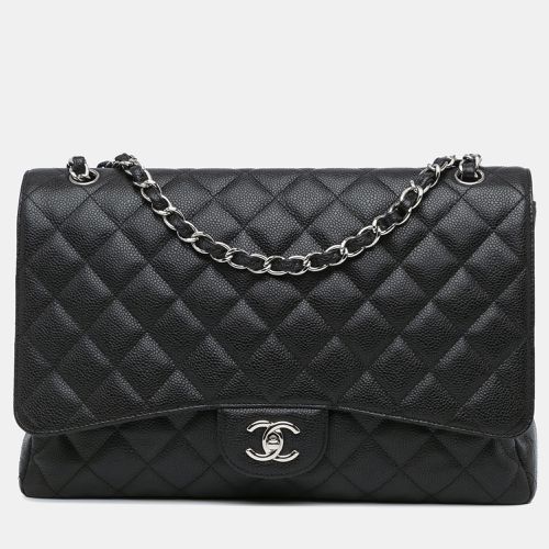 Chanel Black Maxi Classic Caviar Single Flap - Chanel - Modalova