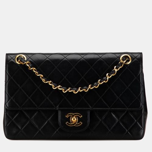 Chanel Black Medium Quilted Lambskin Double Flap - Chanel - Modalova