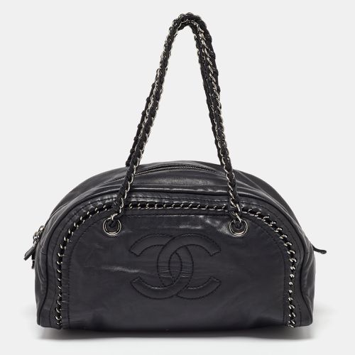 Chanel Black Leather Medium Chain Trim Luxe Ligne Bowler Bag - Chanel - Modalova