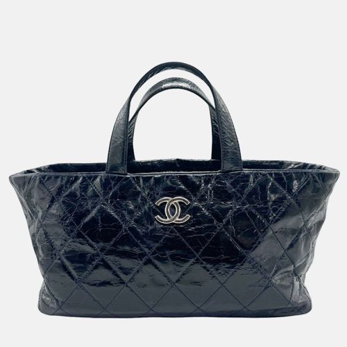 Chanel Navy Leather Portobello Handbag - Chanel - Modalova