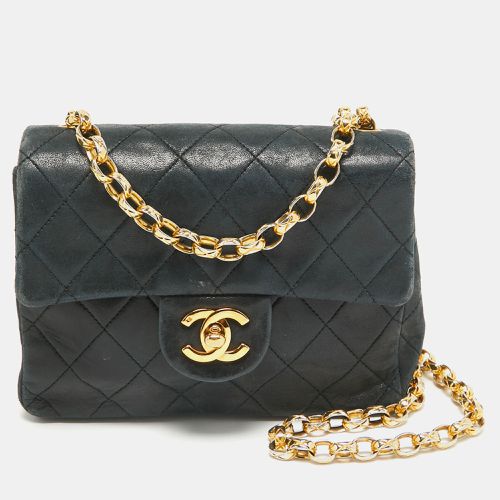 Chanel Black Quilted Leather Vintage Classic Flap Bag - Chanel - Modalova