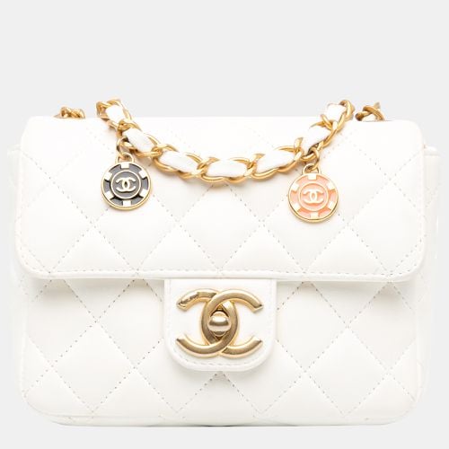 Chanel Mini Square Classic Lambskin Casino Royale Charms Single Flap - Chanel - Modalova