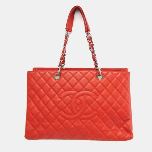 Caviar Leather Matelasse Chain Tote Bag - Chanel - Modalova