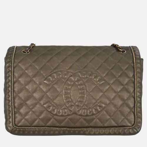 Chanel Brown & Metallic Leather Istanbul Accordion Flap Bag - Chanel - Modalova