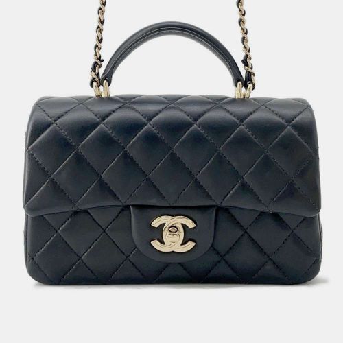 Lambskin Mini Matelasse Top Handle bag Size 20 - Chanel - Modalova