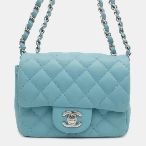 Chanel Light Blue Lambskin Mini Matelasse Flap Bag Size 17 - Chanel - Modalova