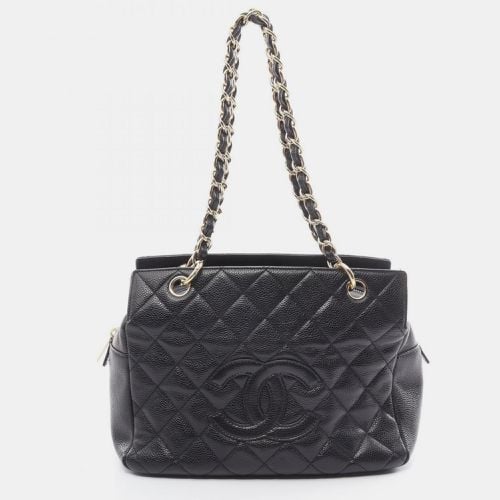 Chanel Black Caviar Skin (Grained Calf) Matelasse Shoulder Bag - Chanel - Modalova