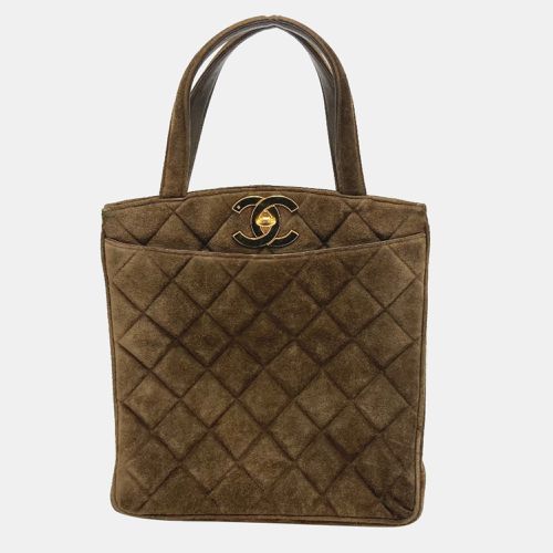 Chanel Brown cc Mark Bag Vertical Tote Bag - Chanel - Modalova