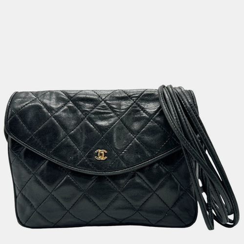 Chanel Lambskin Black Shoulder Bag - Chanel - Modalova