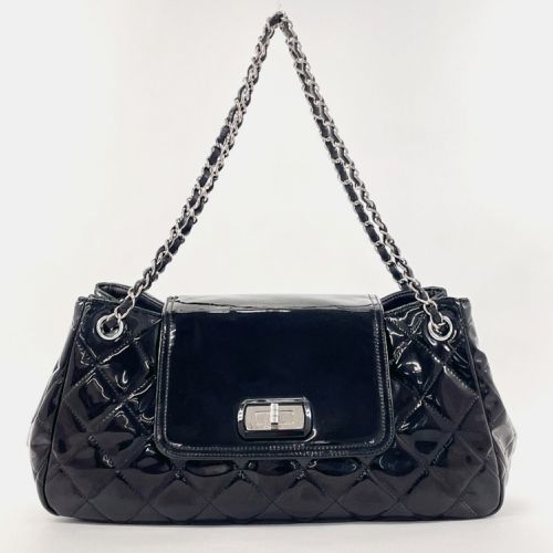 Chanel Black Patent Leather Matelasse Chain Shoulder Bag - Chanel - Modalova