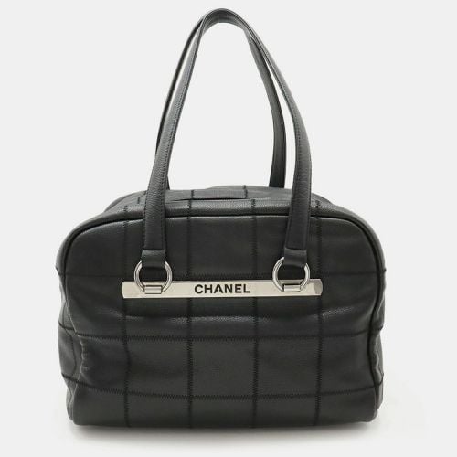 Chanel Black Caviar Skin Leather Chocolate Bar Boston Bag - Chanel - Modalova