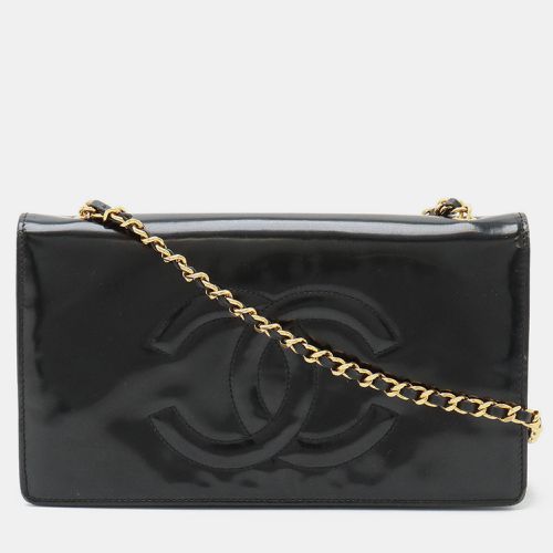 Patent Leather Coco Mark Chain Wallet - Chanel - Modalova