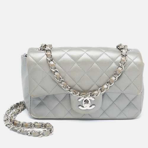 Chanel Grey Quilted Leather Small CC Flap Bag - Chanel - Modalova