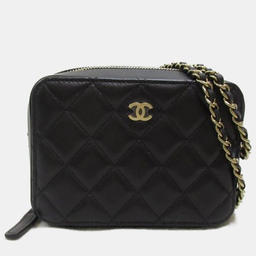 Chanel Black Lambskin (Sheepskin) Chain Shoulder Bag - Chanel - Modalova