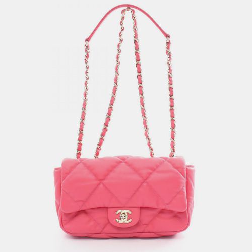 Chanel Pink Leather Matelasse Shoulder Bag - Chanel - Modalova