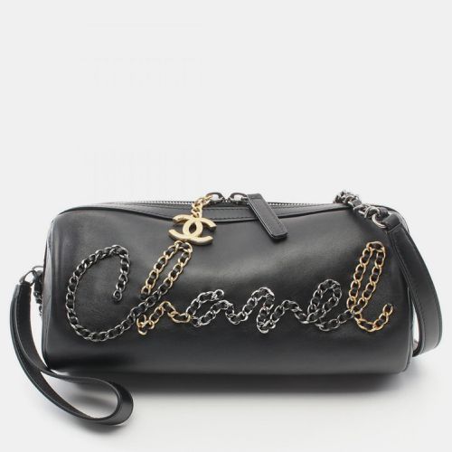 Chanel Black Leather Shoulder Bag - Chanel - Modalova