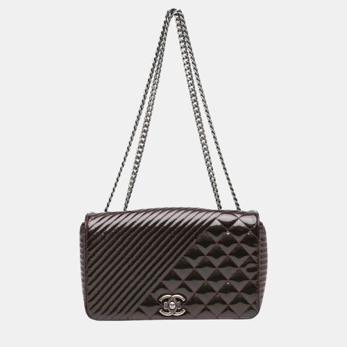 Chanel Purple Medium Patent Coco Boy Flap - Chanel - Modalova