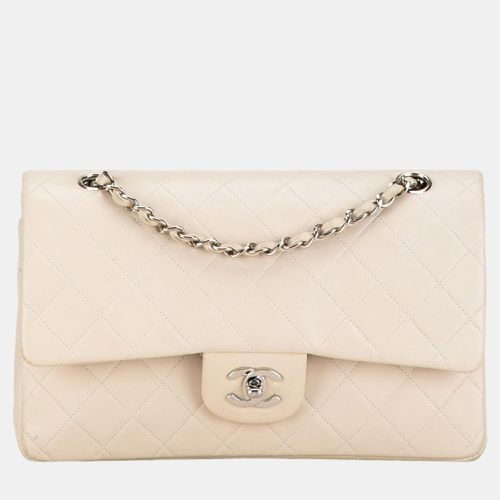 Chanel Beige Medium Classic Lambskin Double Flap - Chanel - Modalova