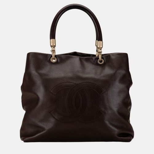 Chanel Brown CC Caviar Tote - Chanel - Modalova