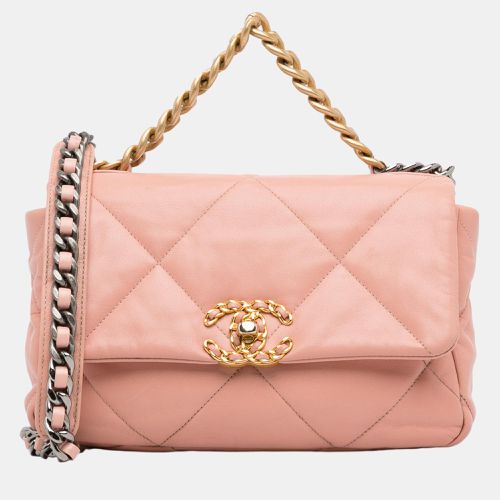 Chanel Pink Medium Lambskin 19 Flap - Chanel - Modalova