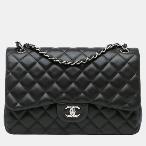 Chanel Black Jumbo Classic Lambskin Double Flap - Chanel - Modalova