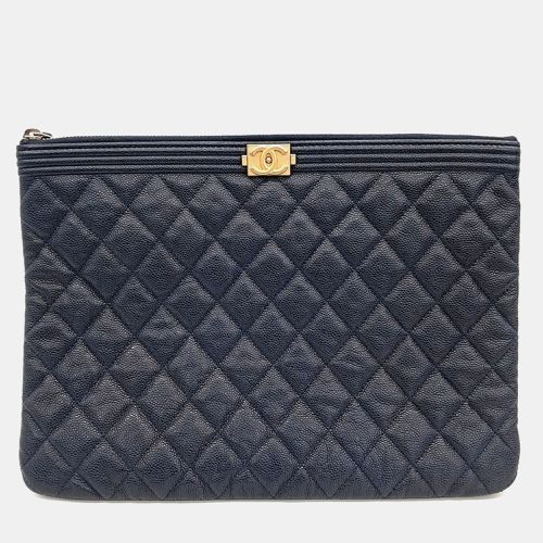 Chanel Caviar Boy New Medium Clutch - Chanel - Modalova