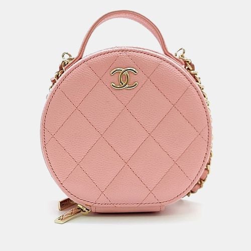 Caviar Top Handle Round Crossbody Bag - Chanel - Modalova