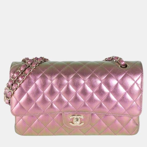 Chanel 20B Purple Quilted Iridescent Lambskin Medium Classic Double Flap Bag - Chanel - Modalova