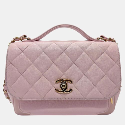 Chanel Pink Gold Caviar Skin Leather Affinity Shoulder Bag - Chanel - Modalova