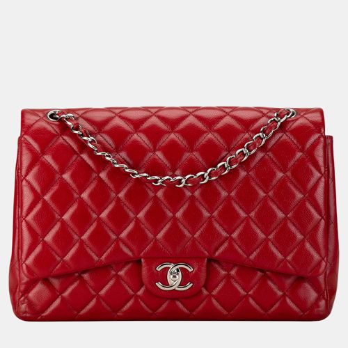 Chanel Maxi Classic Caviar Double Flap Bag - Chanel - Modalova