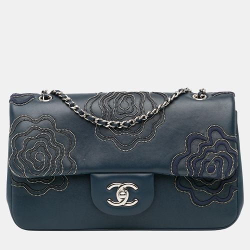 Chanel Medium Embroidered Lambskin Camellia Follies Flap - Chanel - Modalova