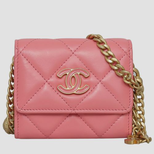 Chanel CC Charms Flap Card Holder on Chain - Chanel - Modalova