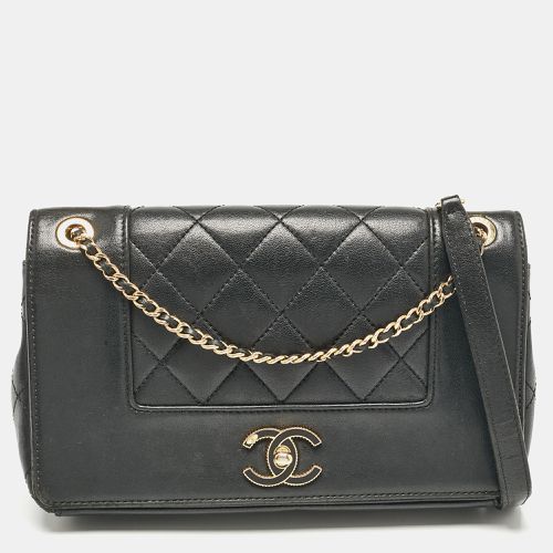 Chanel Black Quilted Leather Mademoiselle Vintage Flap Bag - Chanel - Modalova