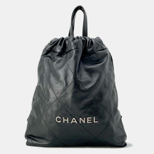 Chanel Black Shiny Calf Leather Chanel22 Small Backpack - Chanel - Modalova