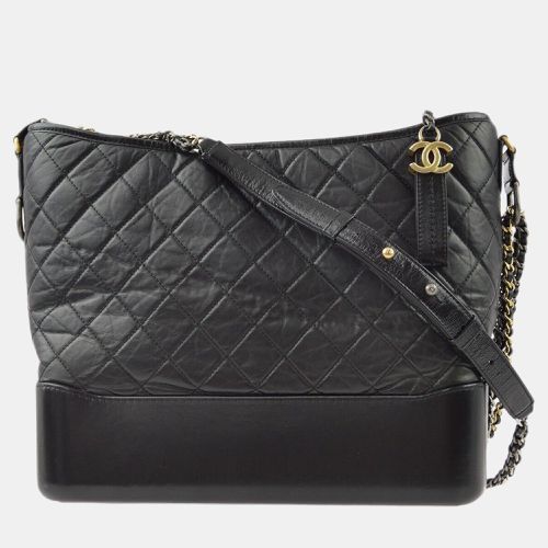 Chanel Black Calfskin Large Gabrielle Shoulder Bag - Chanel - Modalova