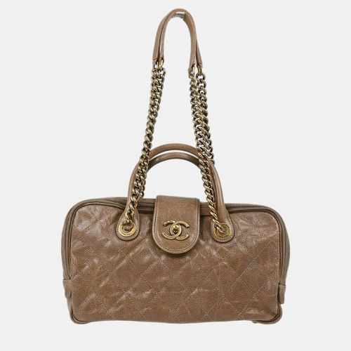 Chanel Brown Paris-Bombay Bowling Bag - Chanel - Modalova