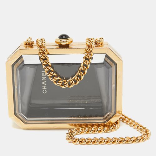 Chanel Gold Premiere Plexiglass Minaudiere Clutch Bag - Chanel - Modalova