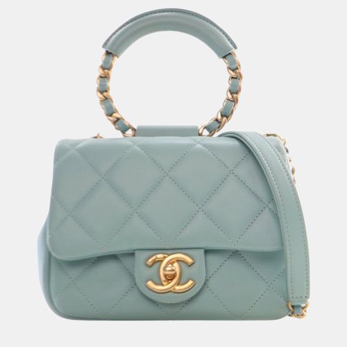 Chanel Blue Mini Lambskin In The Loop Flap - Chanel - Modalova