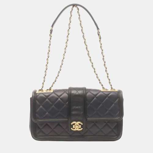 Chanel Black Large Quilted Lambskin Elegant CC Flap - Chanel - Modalova