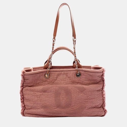 Chanel Pink Medium Canvas Double Face Satchel - Chanel - Modalova